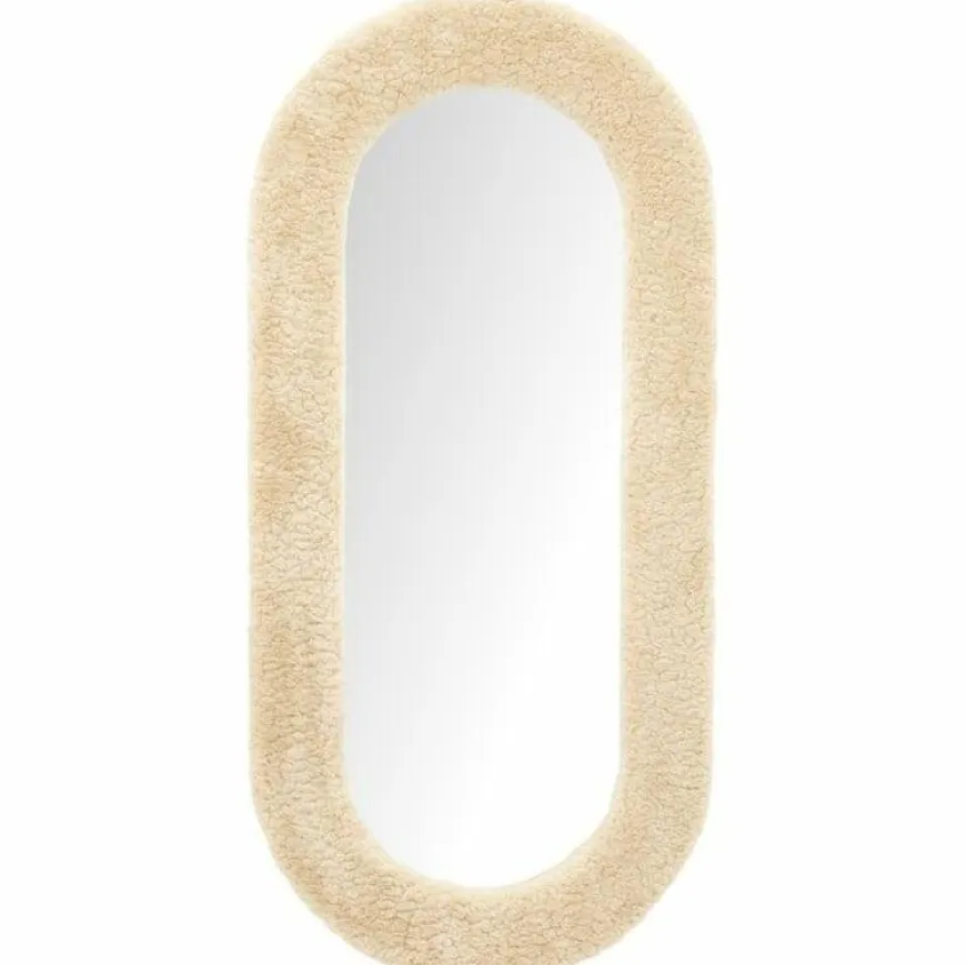 By Boo Spiegel Kiss groot - beige