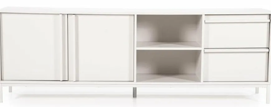 By Boo TV meubel Boaz 180 cm – 2 deuren, 2 lades en 2 open vakken