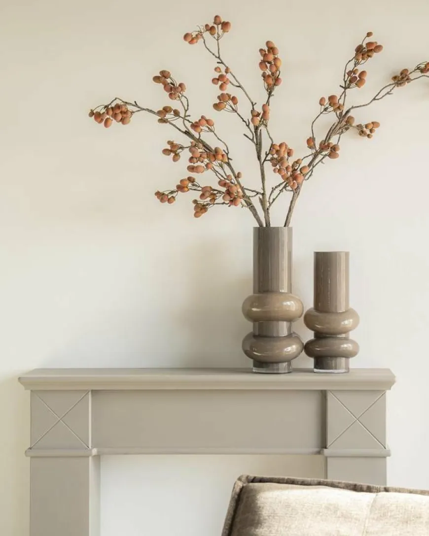 By Boo Vaas Curble groot - taupe
