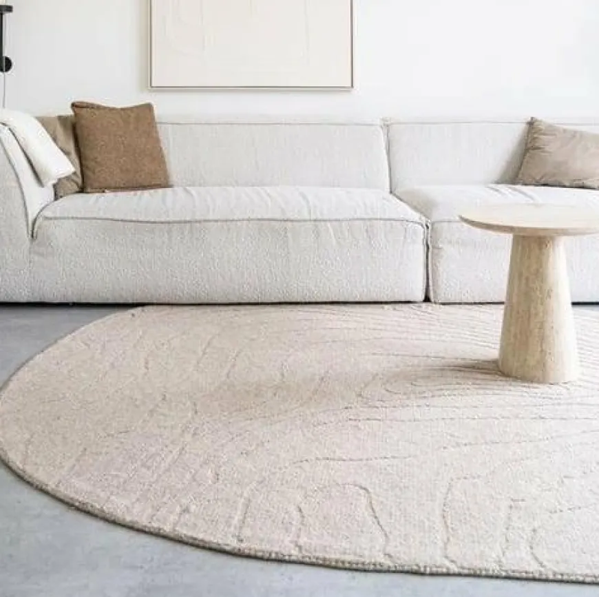 By Boo Vloerkleed Pebble - beige