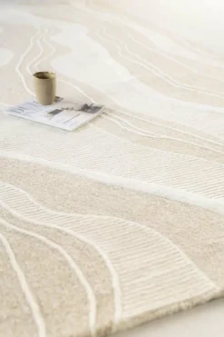 By Boo Vloerkleed Soil 190x290 cm - beige