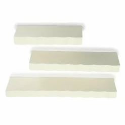 By Boo Wandplank Prinz set van 3 - beige