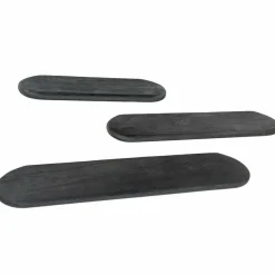 By Boo Wandplank Tre 1 mango 49 cm – zwart
