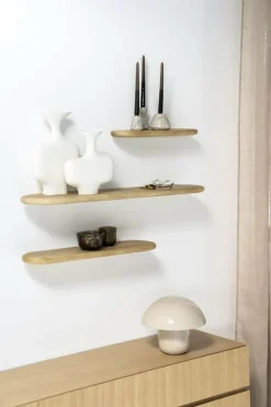 By Boo Wandplank Tre 1 mango 49 cm – naturel