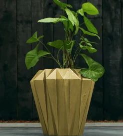 Candellana Bloempot beton Rack 13 cm Goud