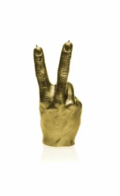 Candellana Kaars Hand Peace goud