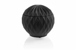 Candellana Ornament geurkaars bol mat zwart