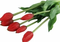 Countryfield Boeket kunstbloemen Tulip rood