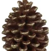 Countryfield Dennenappelkaars LED Lyon L bruin
