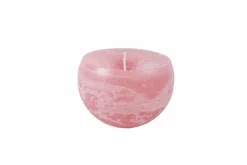 Countryfield Drijfkaars Bollie set van 3 roze - diverse afmetingen