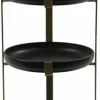 Countryfield Etagere Montrel S zwart / messing