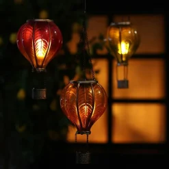 Countryfield Hanger hete luchtballon Solar LED set van 3 multicolor - L
