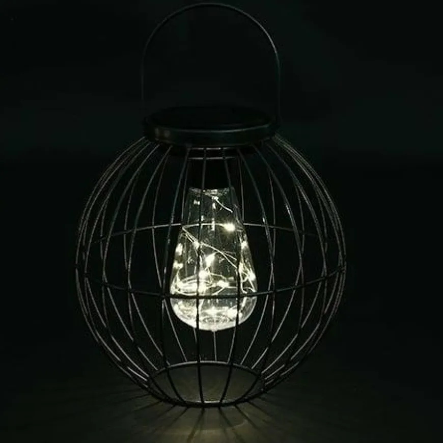 Countryfield Hanglamp LED solar Arli S zwart