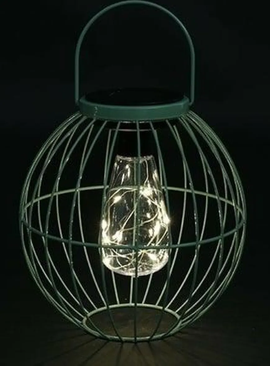 Countryfield Hanglamp LED solar Arli L groen