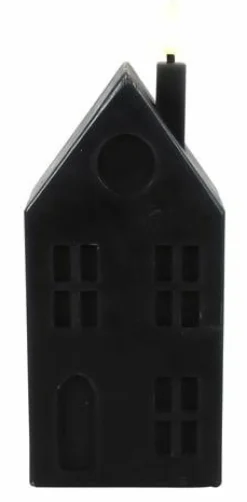 Countryfield Huis kaars LED Lyon L zwart