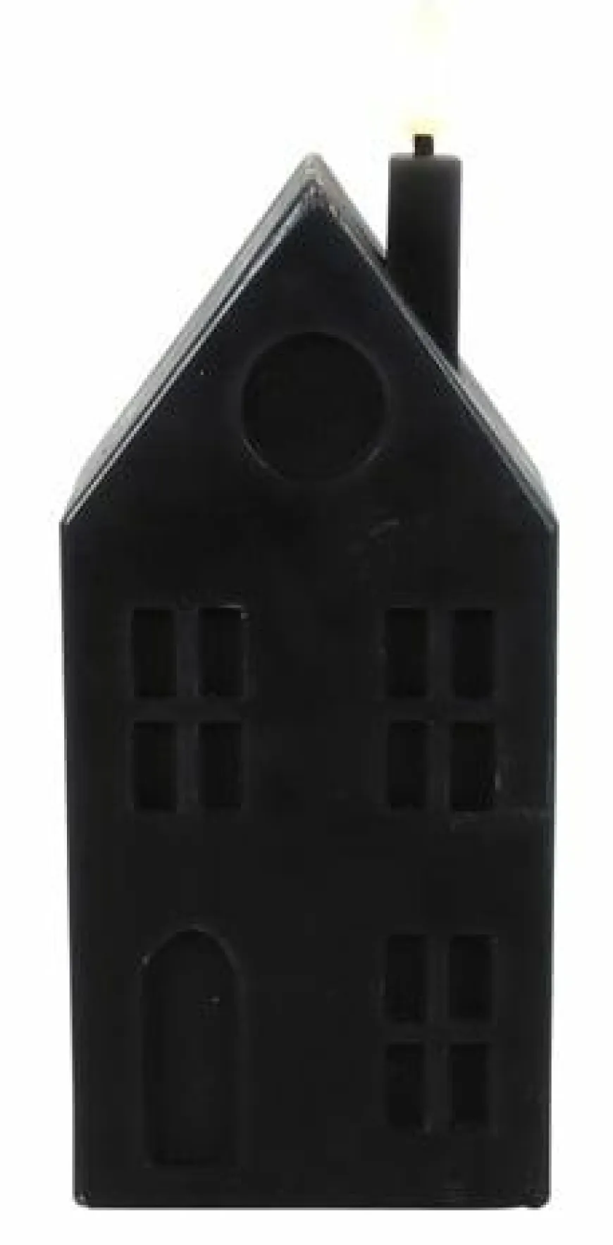 Countryfield Huis kaars LED Lyon L zwart