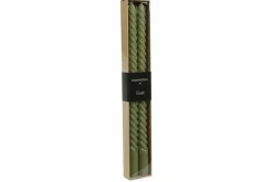 Countryfield Kaars Twirly set 2 kaarsen lichtgroen - diverse afmetingen