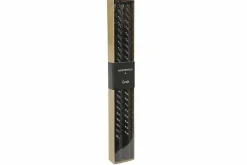 Countryfield Kaars Twirly set van 2 zwarte kaarsen