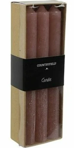 Countryfield Kaars Vela roze - diverse afmetingen