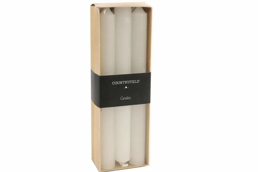 Countryfield Kaars Vela wit - diverse afmetingen
