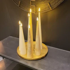 Countryfield Kegelkaars Ø5CM LED Lyon M goud