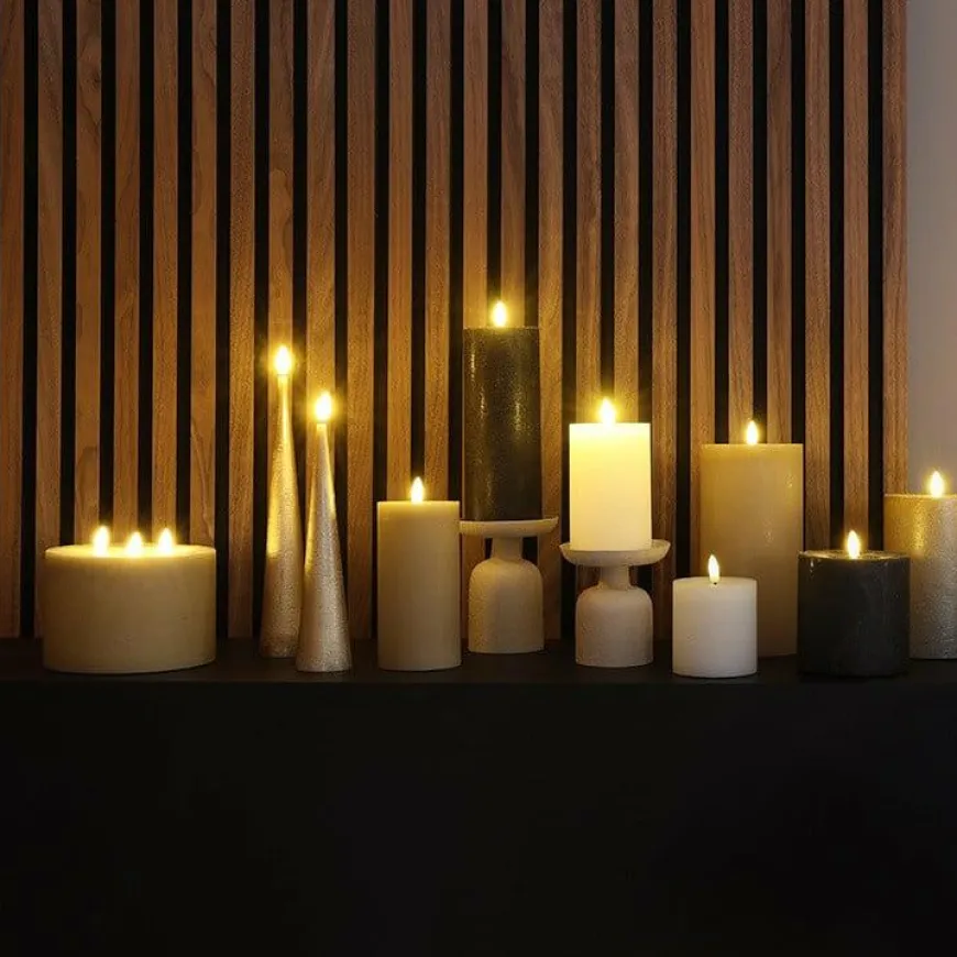 Countryfield Kegelkaars Ø5CM LED Lyon M goud