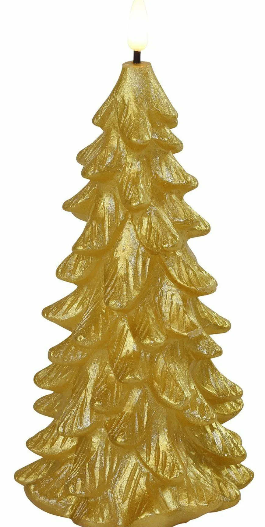 Countryfield Kerstboomkaars LED Lyon XL goud