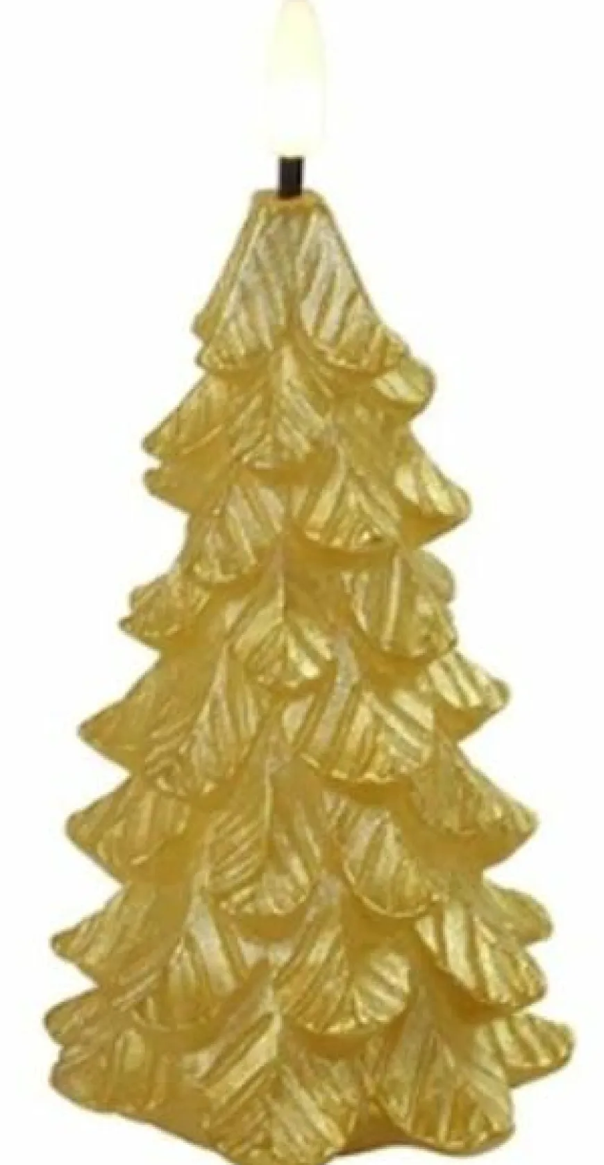 Countryfield Kerstboomkaars LED Lyon XL goud