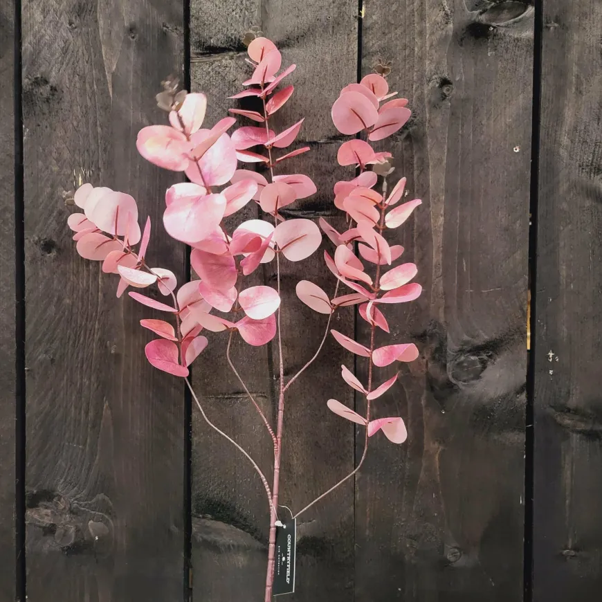 Countryfield Kunstblad Eucalipthus Cinerea roze