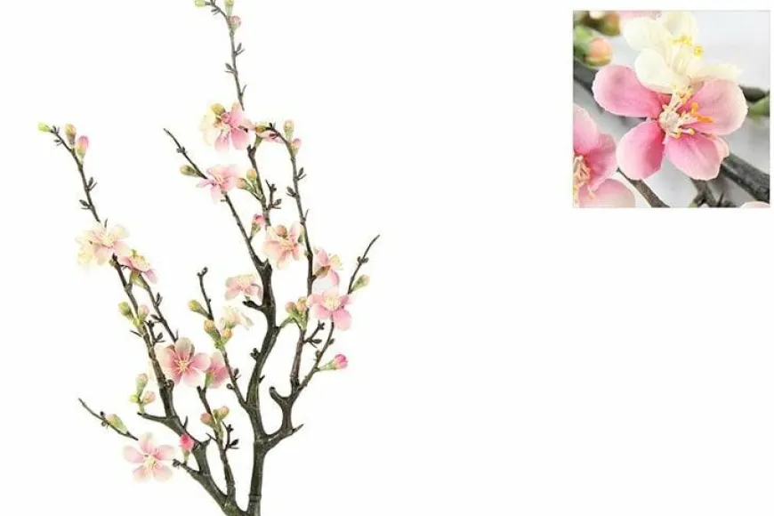 Countryfield Kunsttak Bloesem Quince S roze