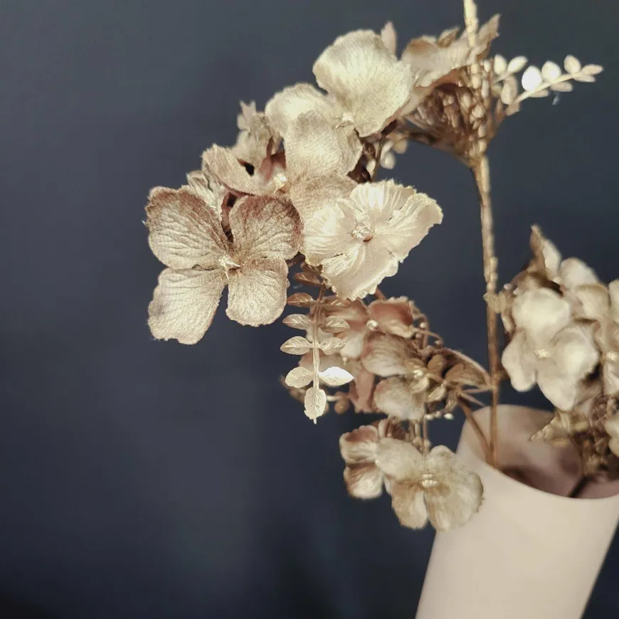 Countryfield Kunsttak Hydrangea bruin