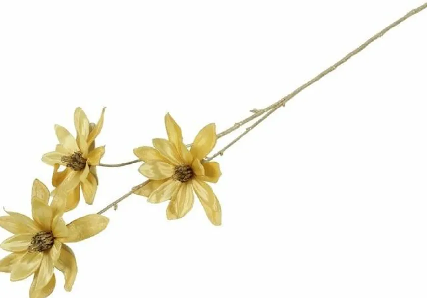 Countryfield Kunsttak Magnolia geel / goud