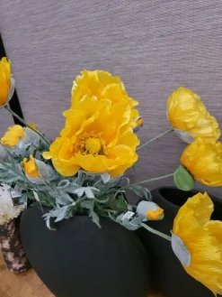 Countryfield Kunsttak Papaver Jodie geel