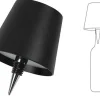 Countryfield Lamp touch flessenkurk LED Lux zwart