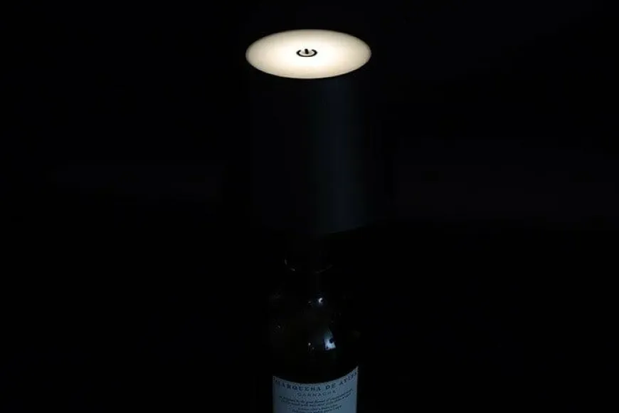 Countryfield Lamp touch flessenkurk LED Lux zwart