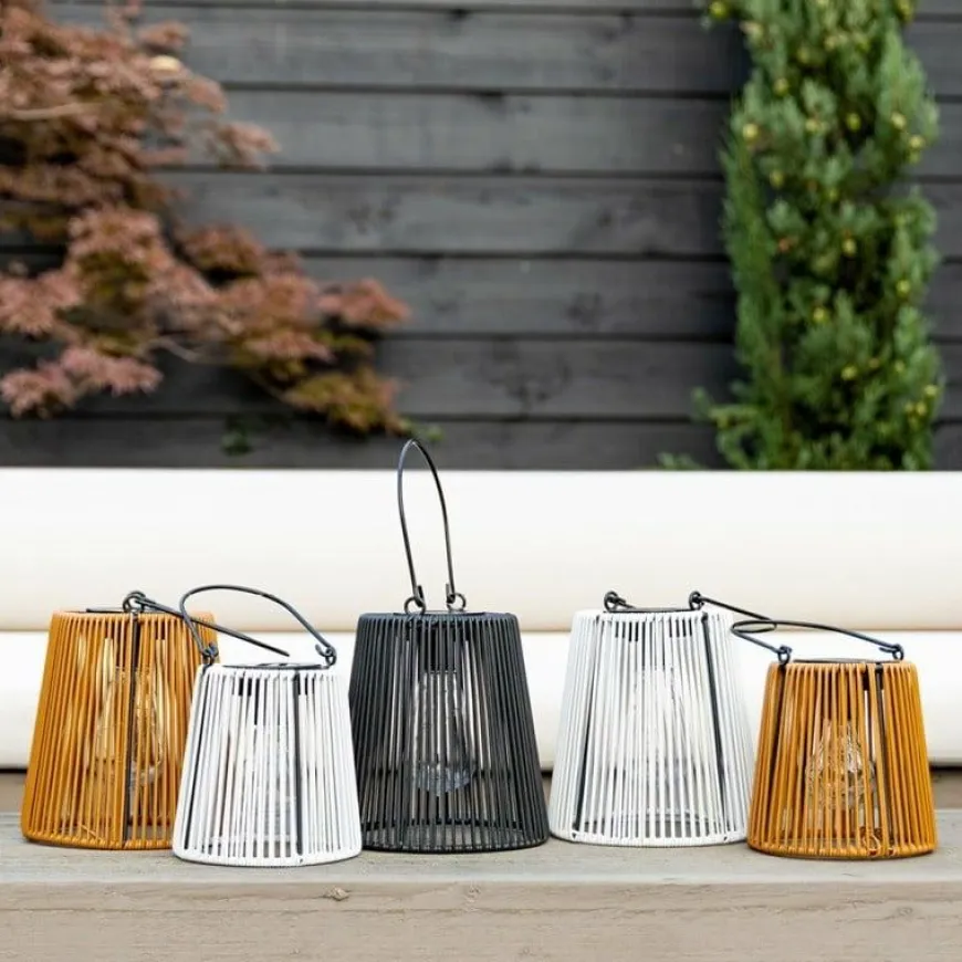 Countryfield Lantaarn LED solar Luana zwart L