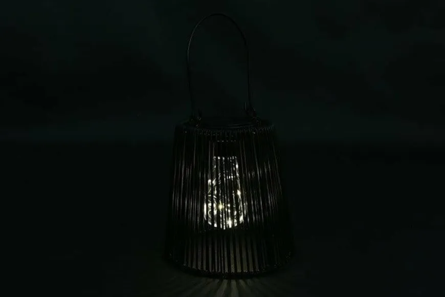 Countryfield Lantaarn LED solar Luana zwart L