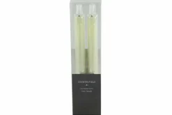 Countryfield LED Licht Dinerkaars Lyon rustiek creme - set van 2