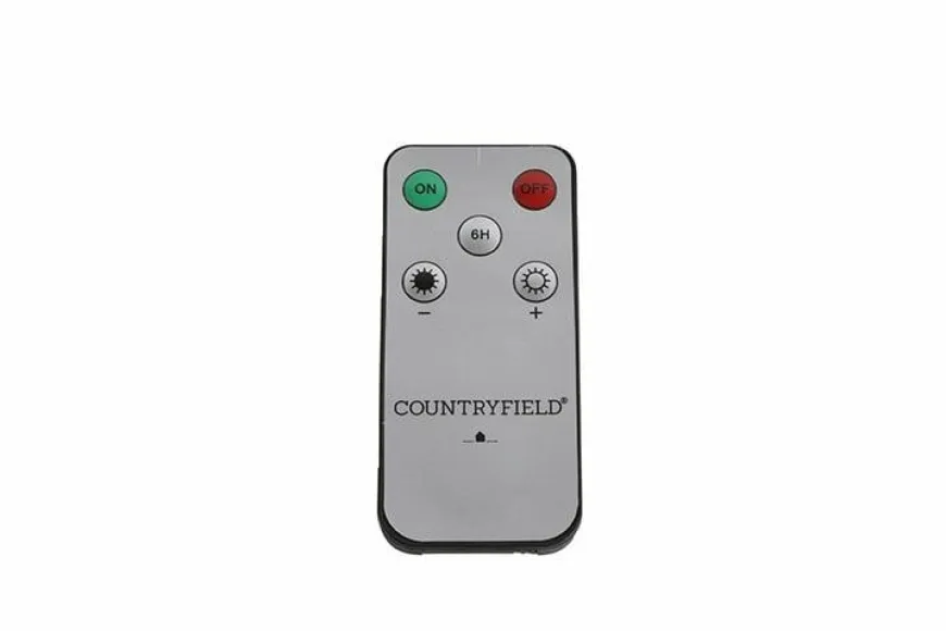 Countryfield LED Licht Dinerkaars Lyon rustiek goud - set van 2
