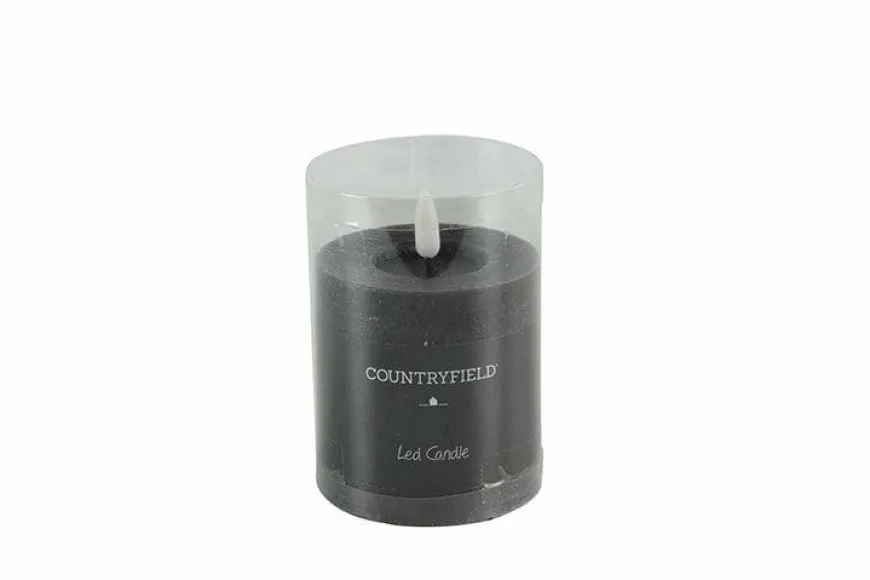 Countryfield LED Licht Kaars Lyon zwart - Diverse maten