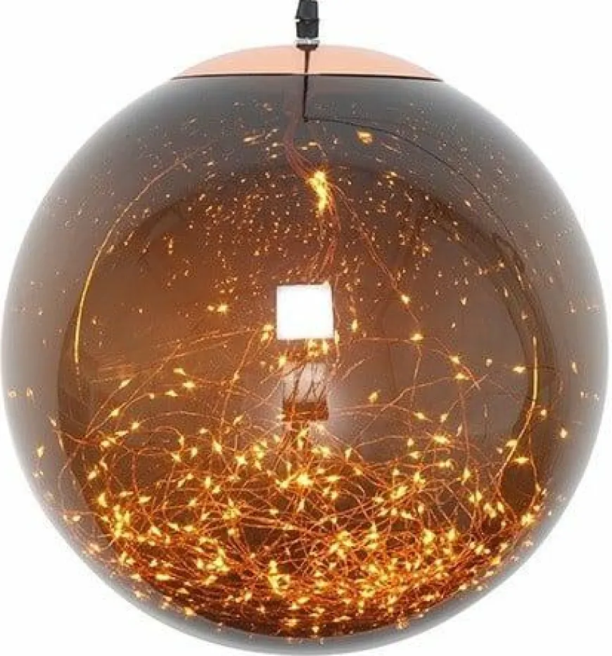 Countryfield Lichtbol LED Kenzi XL Grijs –Ø 35 cm | Countryfield