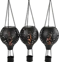 Countryfield Luchtballon solar Yaris zwart set van 3 assorti