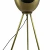 Countryfield Staande lamp E27 Eggy antiek messing