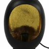 Countryfield Tafellamp E27 Eggy zwart goud groot