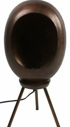 Countryfield Tafellamp E27 Eggy S antiek koper