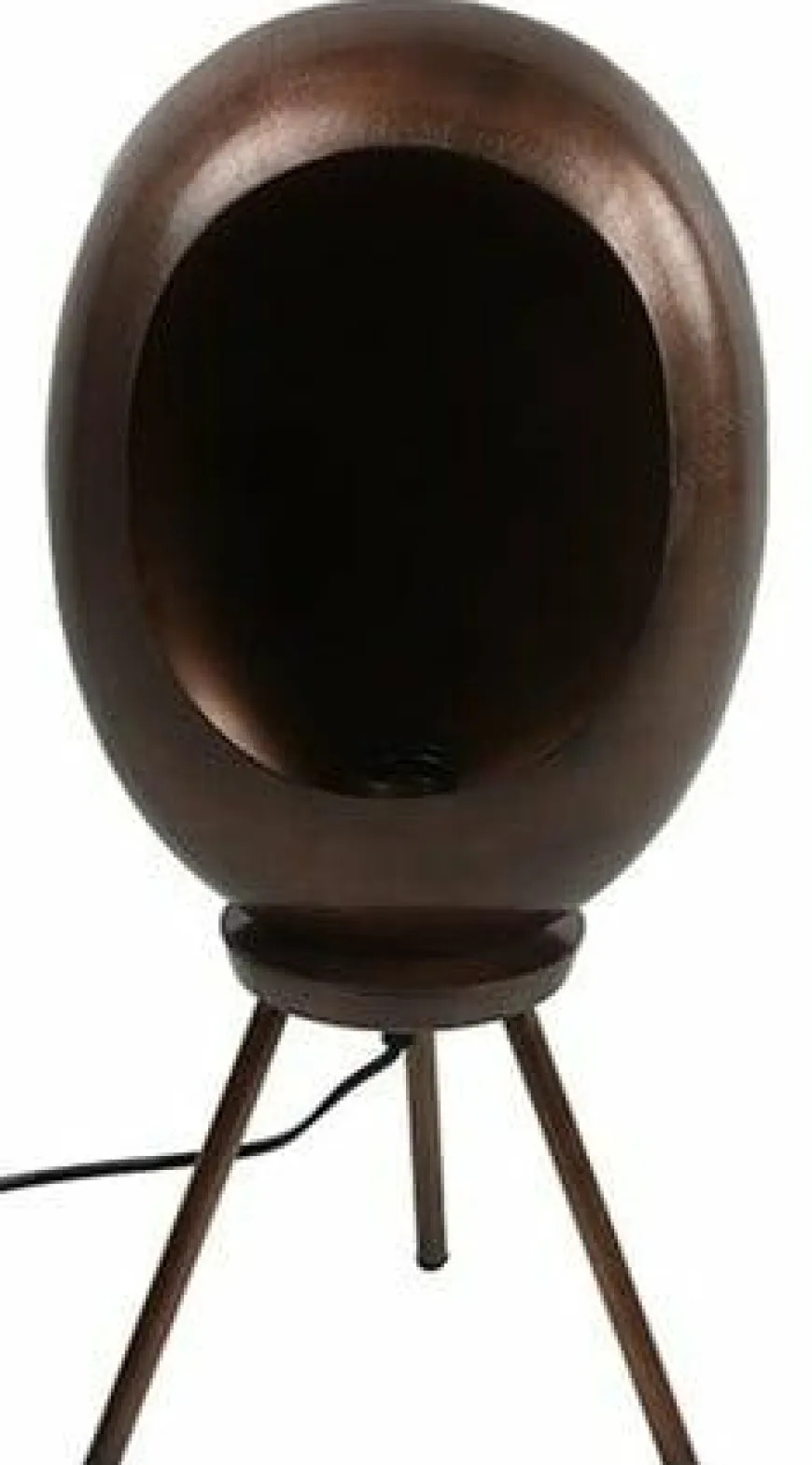 Countryfield Tafellamp E27 Eggy S antiek koper