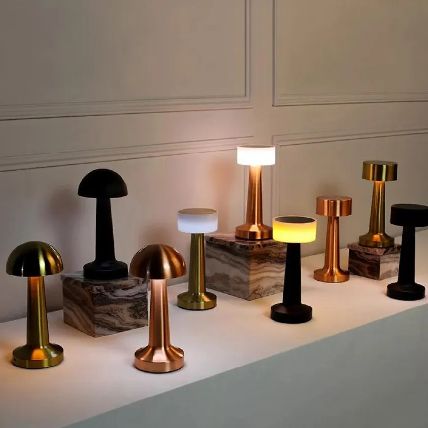 Countryfield Tafellamp Lampa zwart / wit oplaadbaar