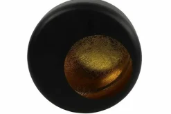 Countryfield Theelicht Rondo zwart/goud - 3 maten