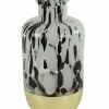Countryfield Vaas Bilbao fles zwart wit goud S