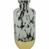 Countryfield Vaas Bilbao fles zwart wit goud L